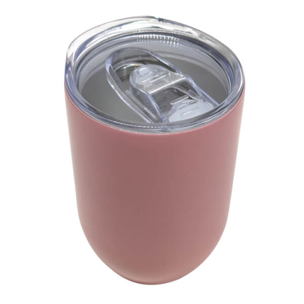 Sublimation Pink Gin Glass Stainless Steel