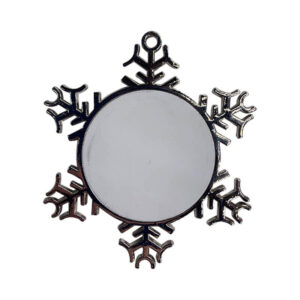 X-Mas Metal Ornament Snowflake